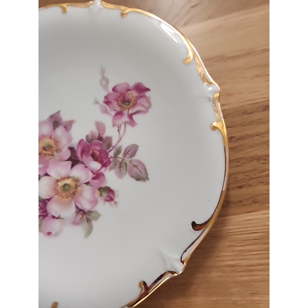 Vtg Schumann Arzberg Bavaria Germany "Wild Rose" Salad Dessert Side Plate 7.25" - Picture 5 of 9